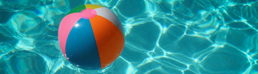 Beach Ball In Pool